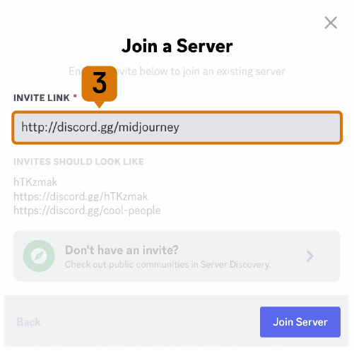 Midjourney帮助文档-如何在 Discord 上添加 Midjourney 服务器(2)